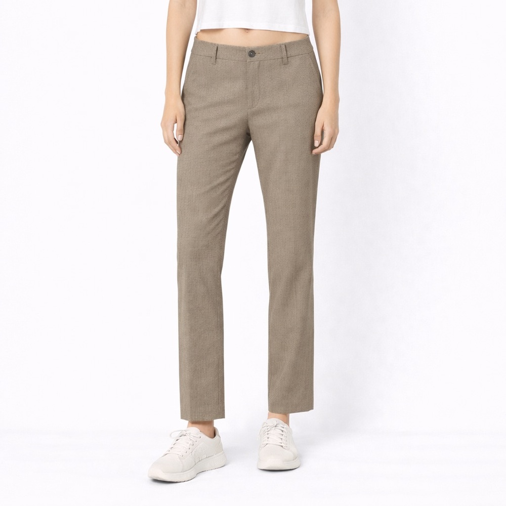 Gap Hip Slung Fit Pants Sz 10R Wool Blend Checkered